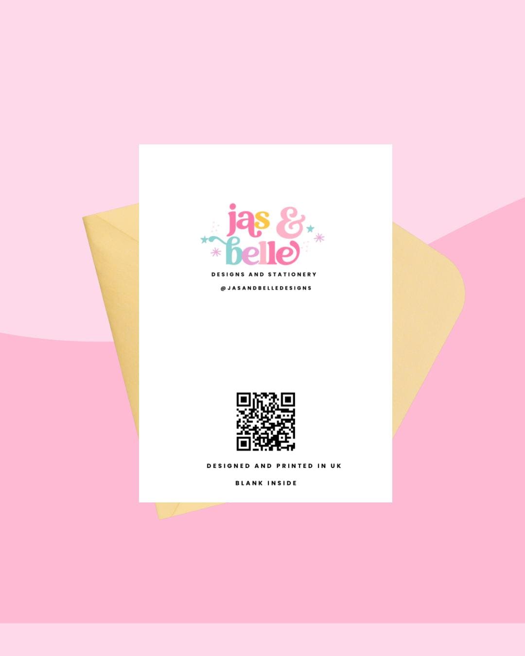 Personalised Cute Birthday Card for Kids & Loved Ones | Kawaii Biscuit Card | Custom Name Birthday Gift | Little Gem Pastel Card